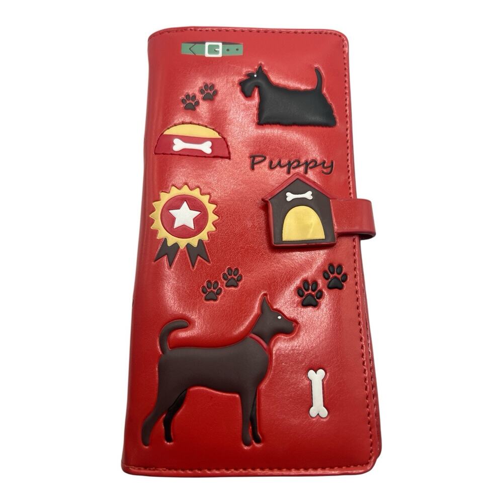 NEW Shagwear Pet Puppies Womans Clutch Wallet Dog Lover Puppy Paw Shag Wear GIFT